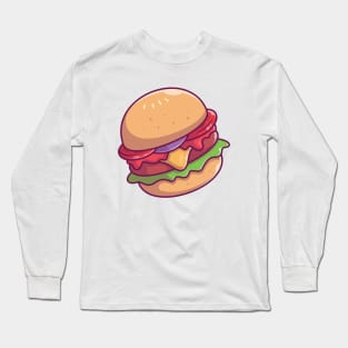 Cheese Burger Long Sleeve T-Shirt